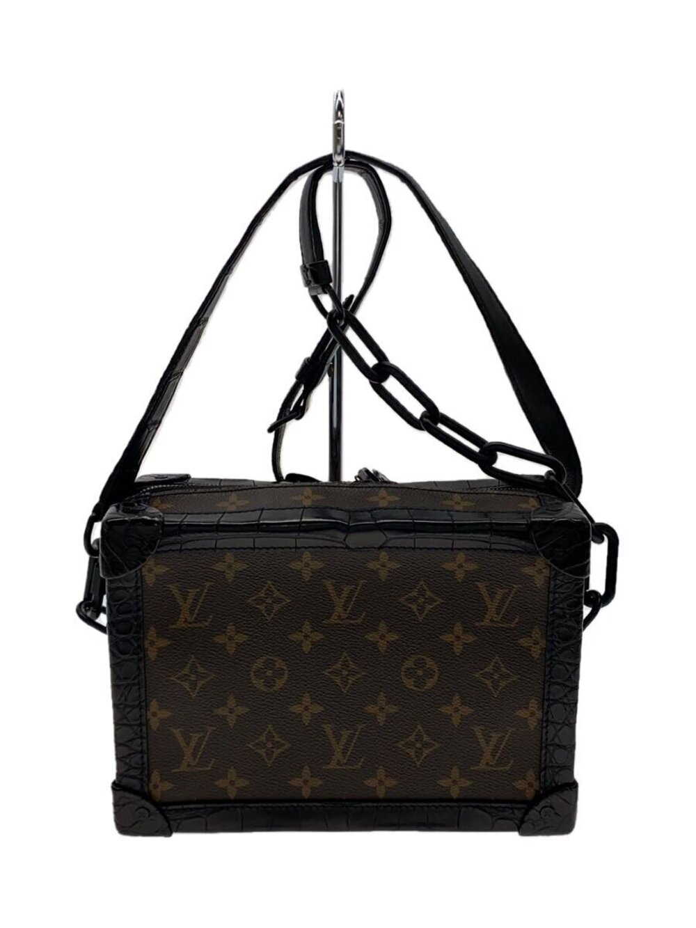 LOUIS VUITTON Soft Trunk Shoulder Bag Brown Monogram